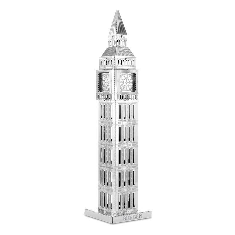 Big Ben All-Metal 3D DIY Model - Stainless Steel, Glue-Free Puzzle Toy