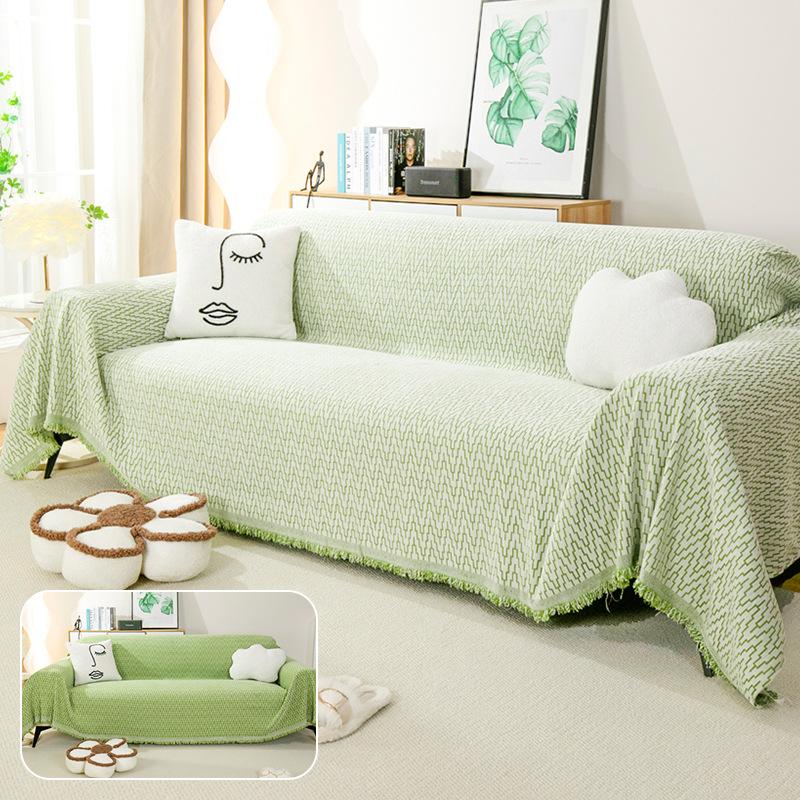 Chenille Sofa Towel Anti-Scratching Four Seasons Universal Sofa Cover Towel High Sense Light Luxury and Simplicity Non-Slip Sofa Cover