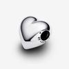 Brand New Copper Metal Heart Charm Bead Component Designed For Authentic Original Bracelet High Quality Fine Jewelry Necklace Heart Shaped Bead