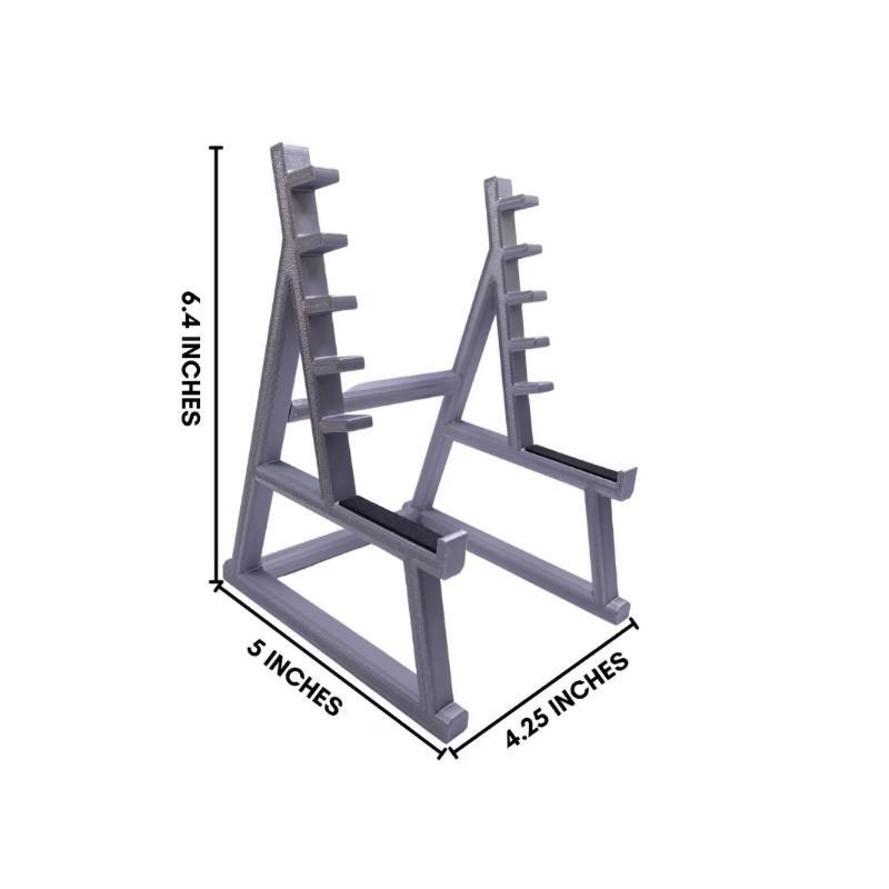 Mini Fitness Decoration Crafts Squat Rack Pen Holder Barbell Penholder Desktop Ornament Stationery Storage Organizer