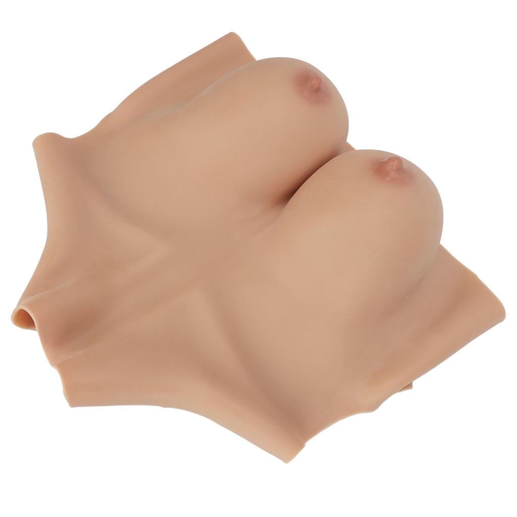 Postoperative Artificial Boobs Wearable Tank Top Type High Simulation Silicone Boobs Forms for