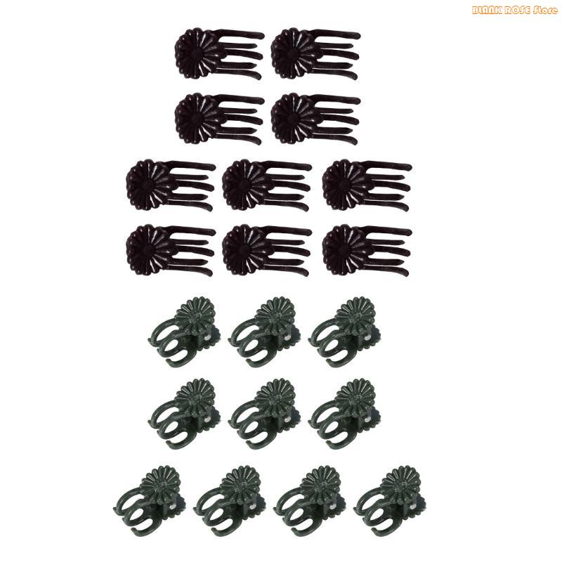 K1AE 20/40/100Pcs Plant Clip Climbing Vine Stem Clasps Tied Flowers
