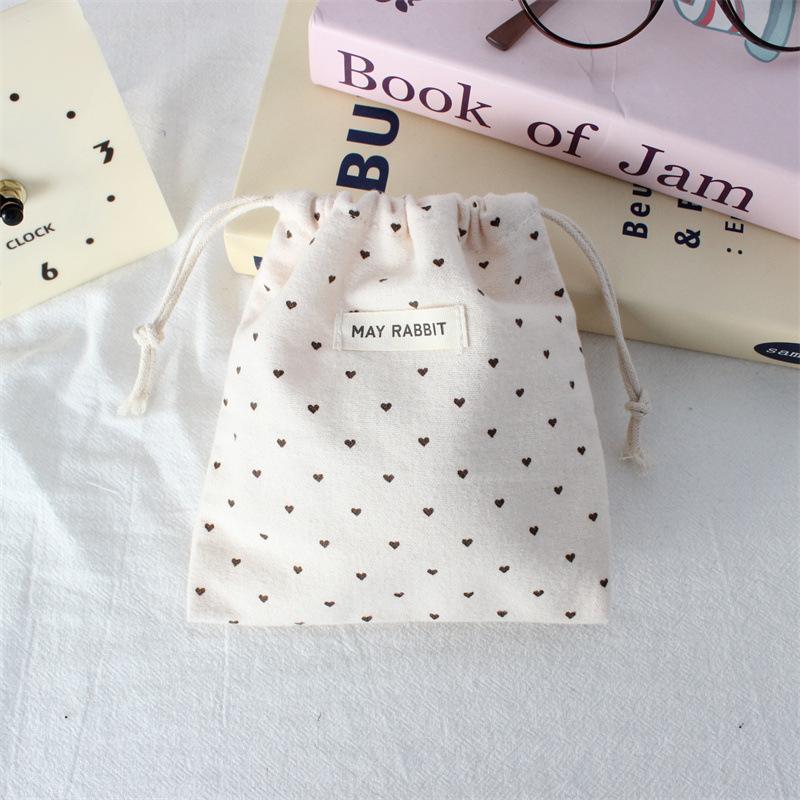 Tragbare Kordelzugtasche Niedliche Mini-Kordelzugtaschen Schlüssel-Münzbeutel für unterwegs Reise-Organizer-Taschen Kulturtasche Schmuck-Staubbeutel