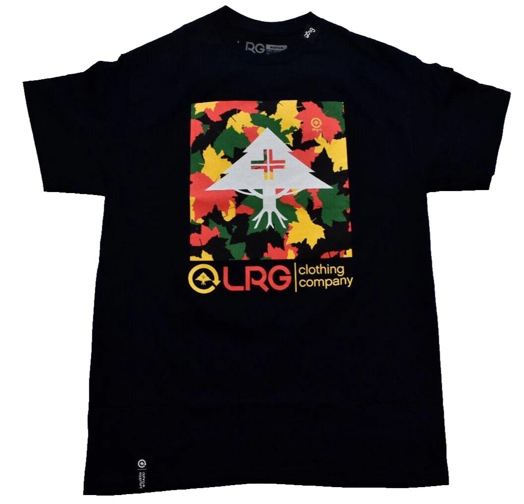 Lifted Research Group Mens LRG OG Maple Leaf Tree Black Shirt NWT Small 2XL