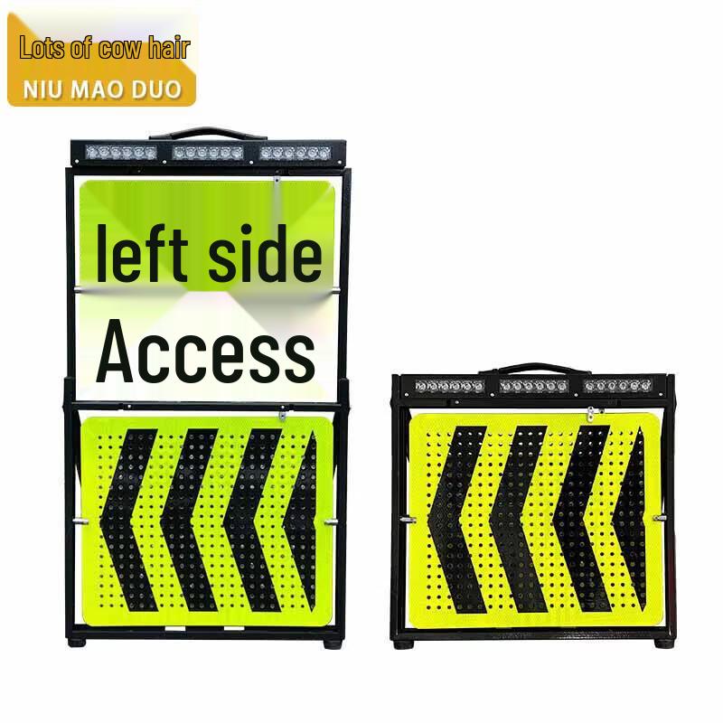 Portable LED Flashing Traffic  Inspection Signs