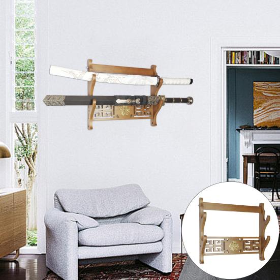 

Настенный держатель резака Деревянный держатель из дерева с быстрой установкой Подставка для дисплея Подставка для украшения