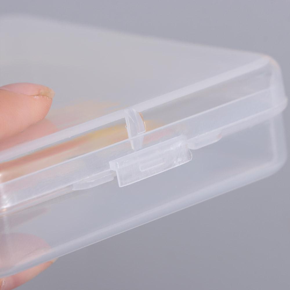 Transparent Photocard Storage Box Dustproof Flip Storage Box Card Storage Case Desktop