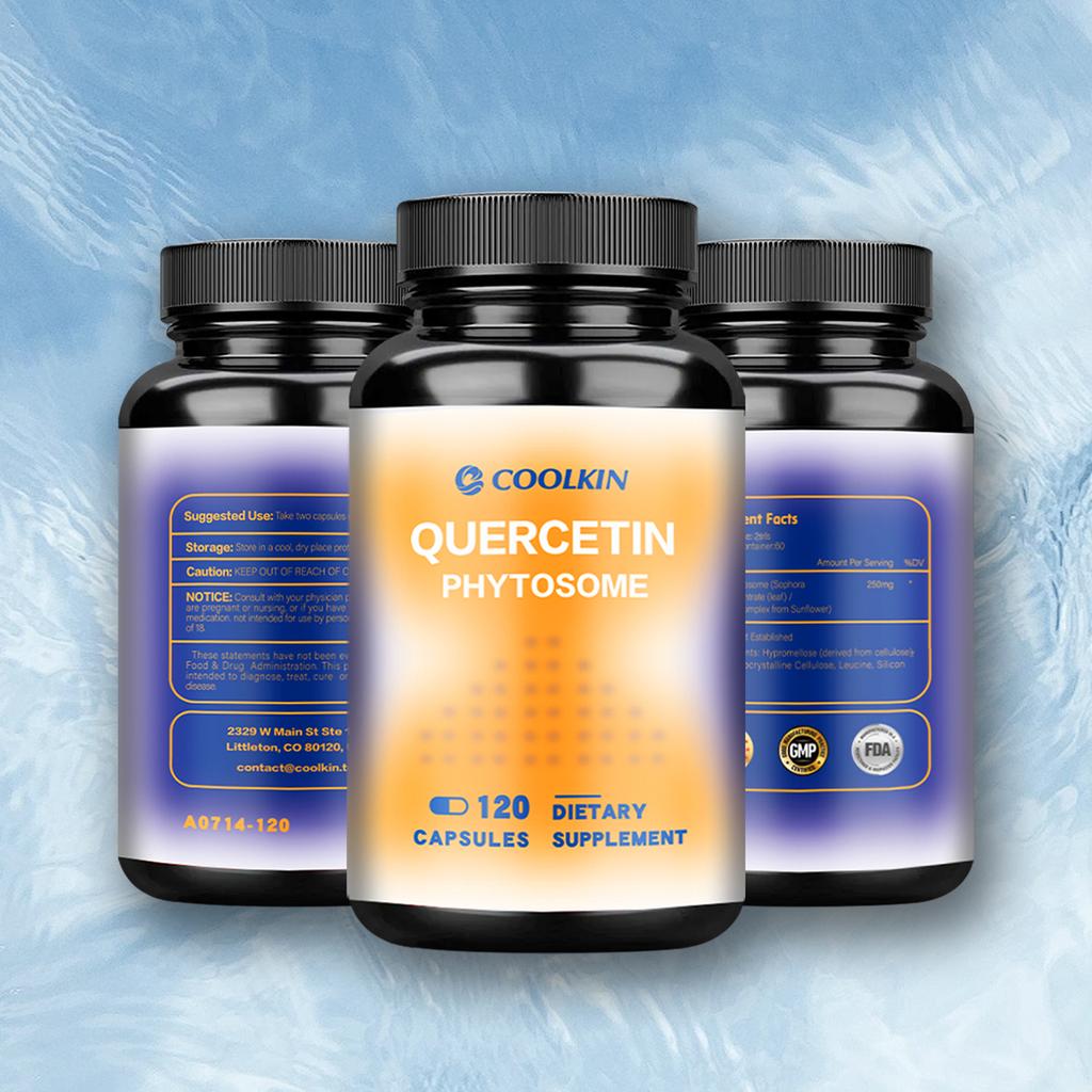 Integratore vegetale di quercetina, 250 mg, alto tasso di assorbimento, formula potente