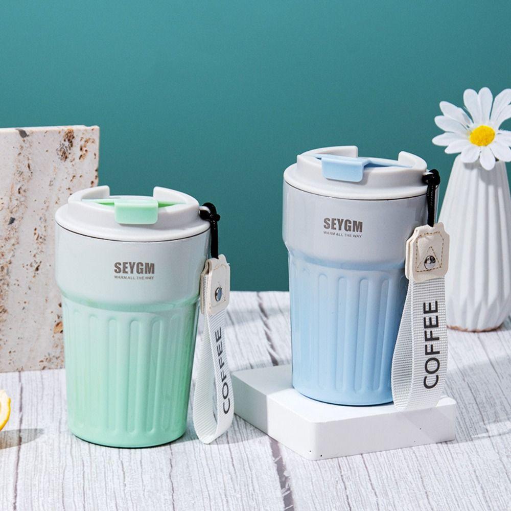 

Large Capacity Metal Water Cups 304 Stainless Steel Mug With Lid Gifts Tea Cup Travel