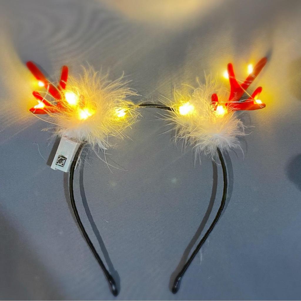 Luminous Feather Rabbit Ears Headband - Graduation Gift