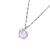 Iridescent Shell Micro-inlaid Necklace: High-End Exquisite Design for Women