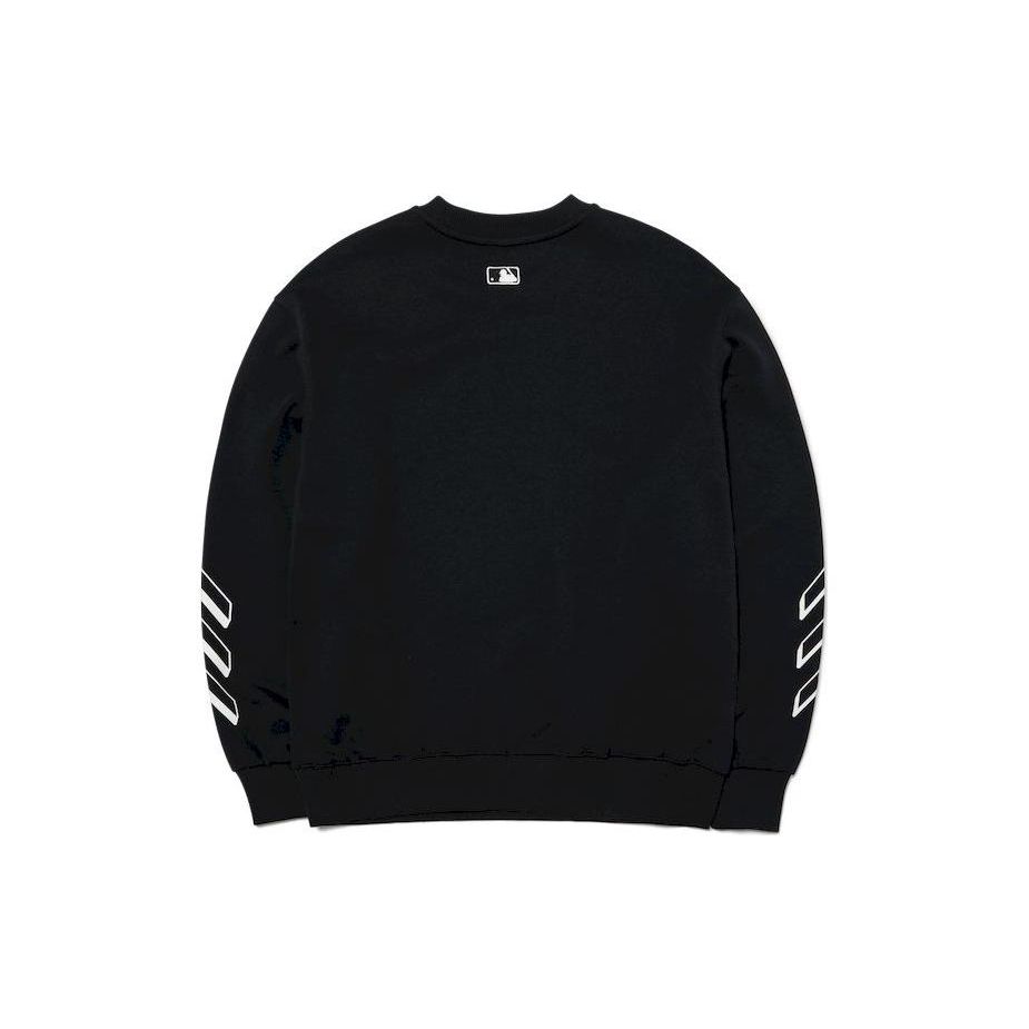 MLB Fw22 Solid Color Logo Print Crewneck Sweatshirt Unisex sweatshirt Black 3AMTS0514-50BKS