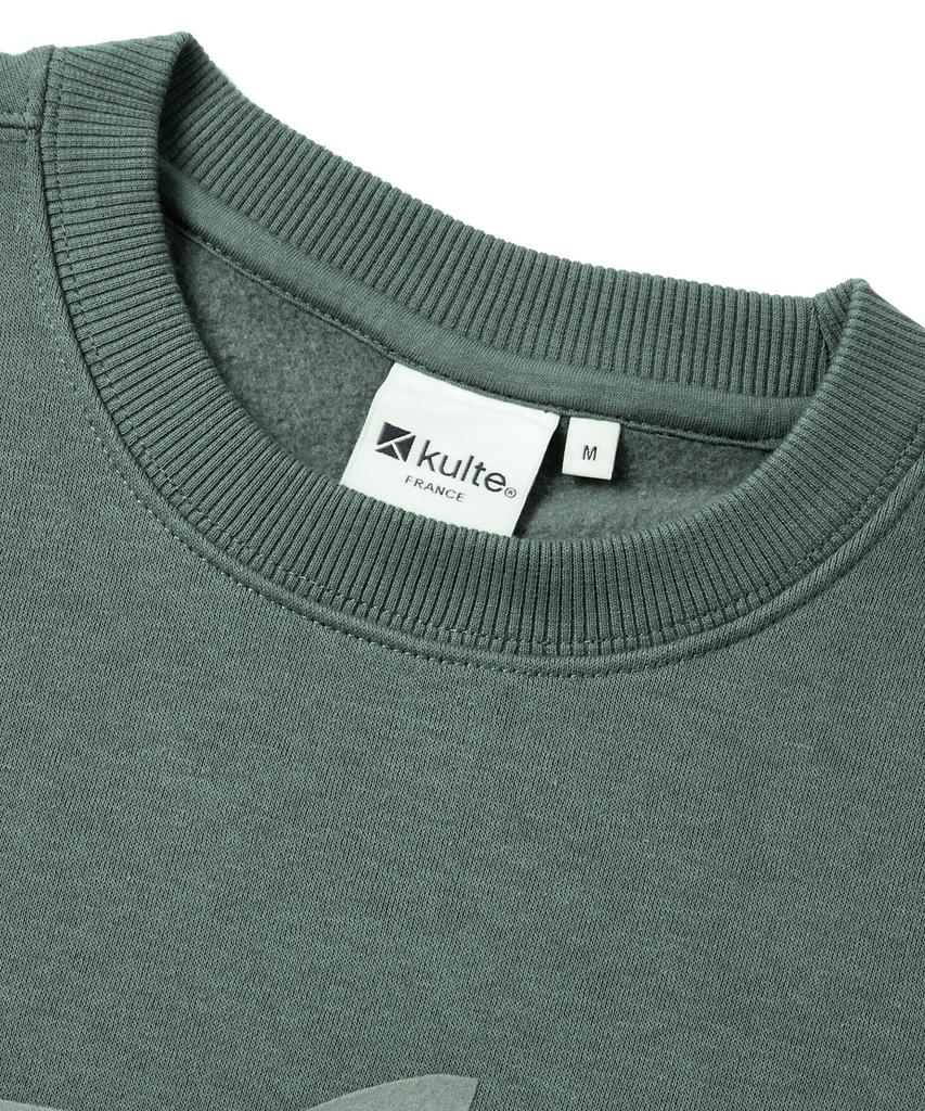 KULTE Fish Crewneck D.Green