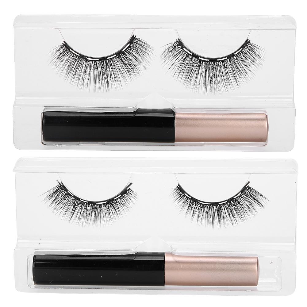 

Магнитная жидкая подводка для глаз Длинные толстые магнитные накладные ресницы Набор инструментов для макияжа ресниц