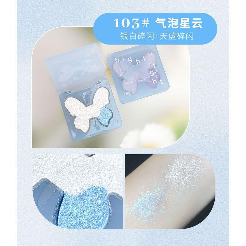 Biya - Duo Fantasy Butterfly Highlighter - 6 Colors