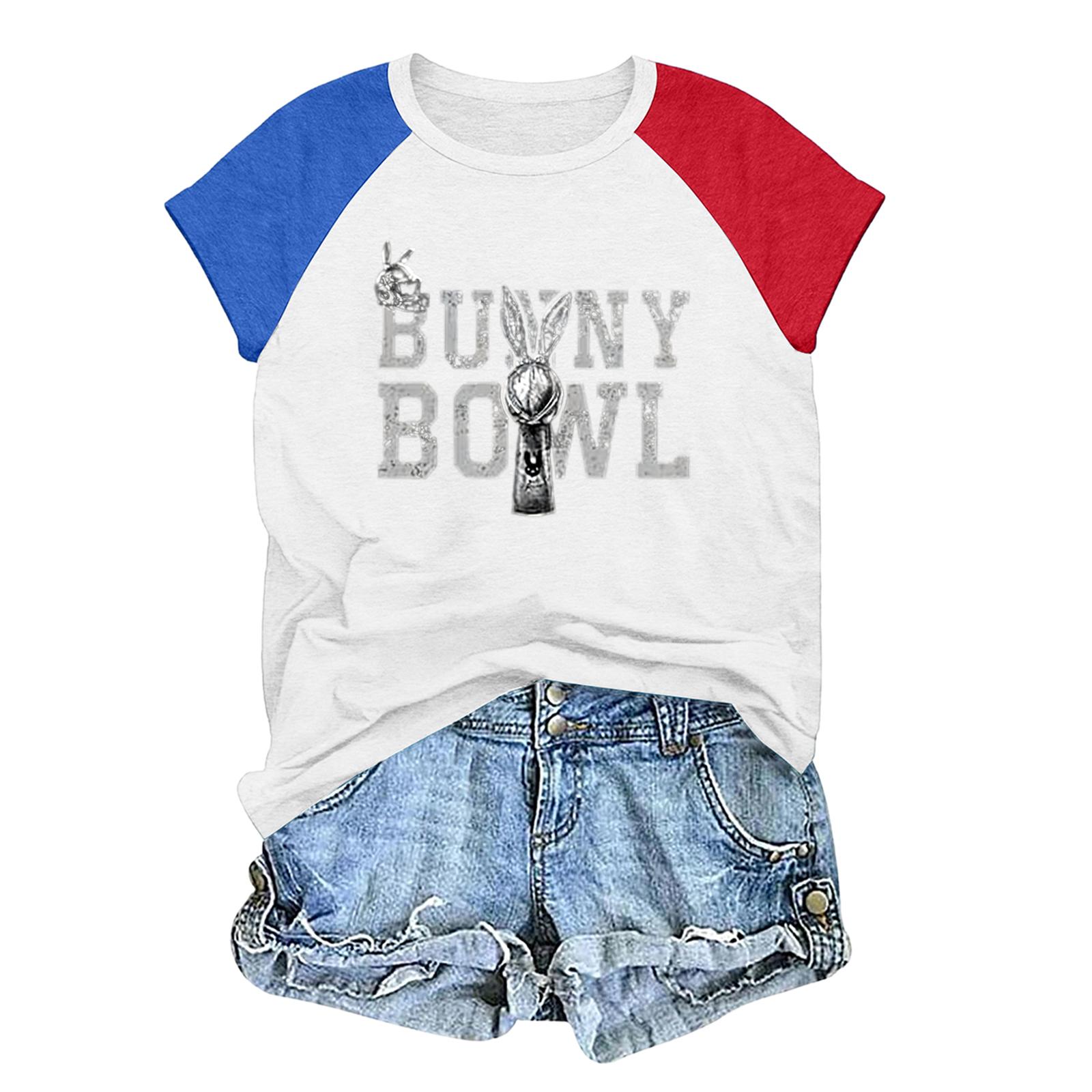 Unisex casual and fashionable short sleeved printed T-shirt top M белый