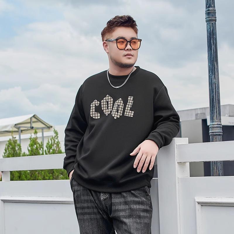 Printed soft high quality fabric wrinkle-resistant men's street sports casual breathable loose fashion trend comfortable long-sleeved tops