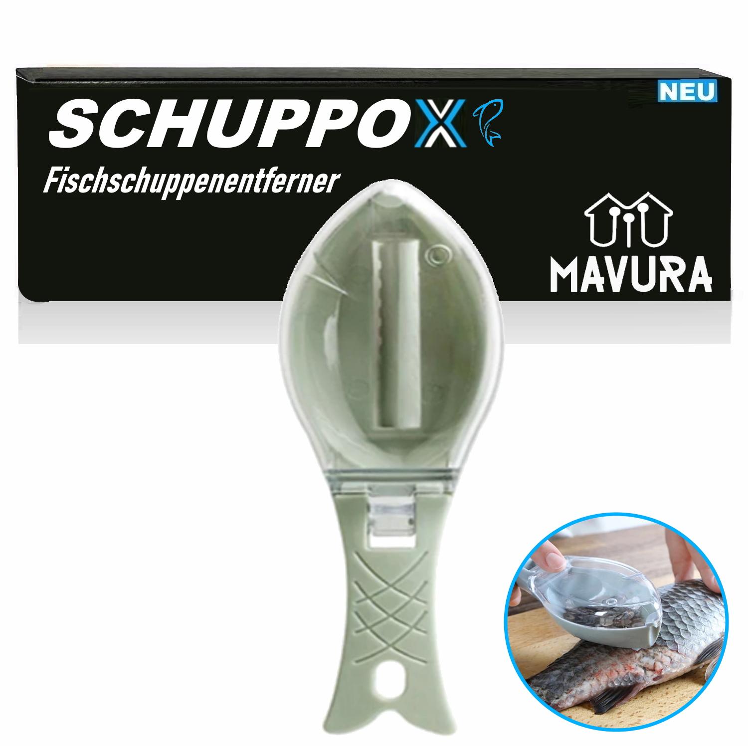

SCHUPPOX fish scale scraper fish scale remover descaler fish scales