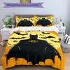 3pcs Batman Bedding Set, Soft Polyester Duvet Cover and Pillowcases Machine Washable Seasons all suitable & Guest Room Decor241