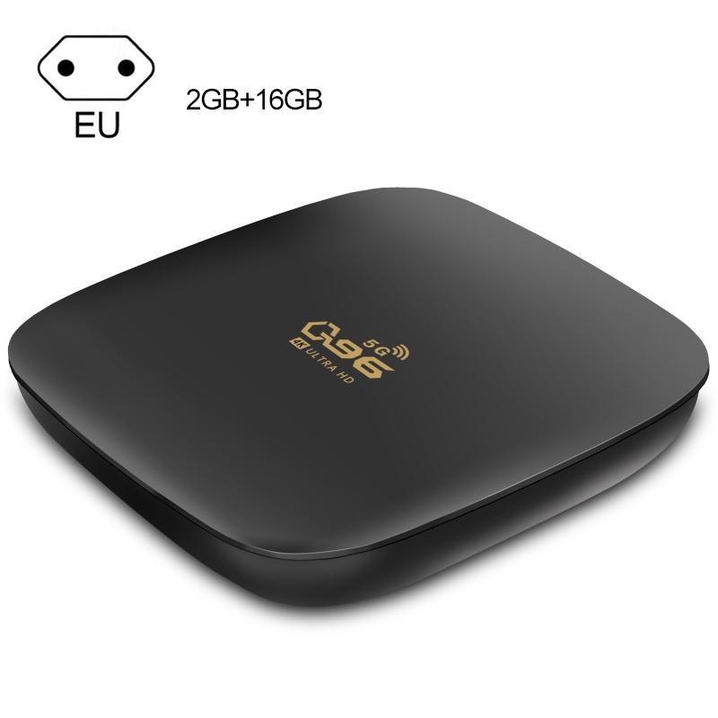 Android TV Box 4GB RAM 32GB - WiFi Double Bande, 4K H.265, Processeur Quad-core, Bluetooth 5.0
