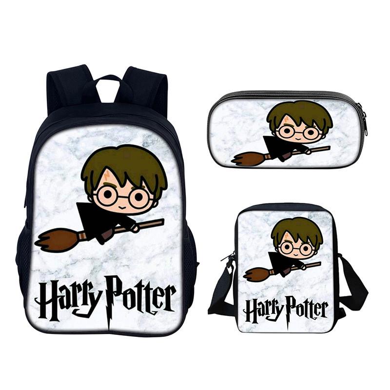 Harry Potter Rucksack für Schule und Reisen aus Nylonmaterial mit 20 l Fassungsvermögen für Schüler und Jugendliche