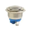 Marine Electrical Momentary Push Button Starter Switch 19mm Stainless Steel IP67 Waterproof Suitable for Boat Horns 30A 12V DC