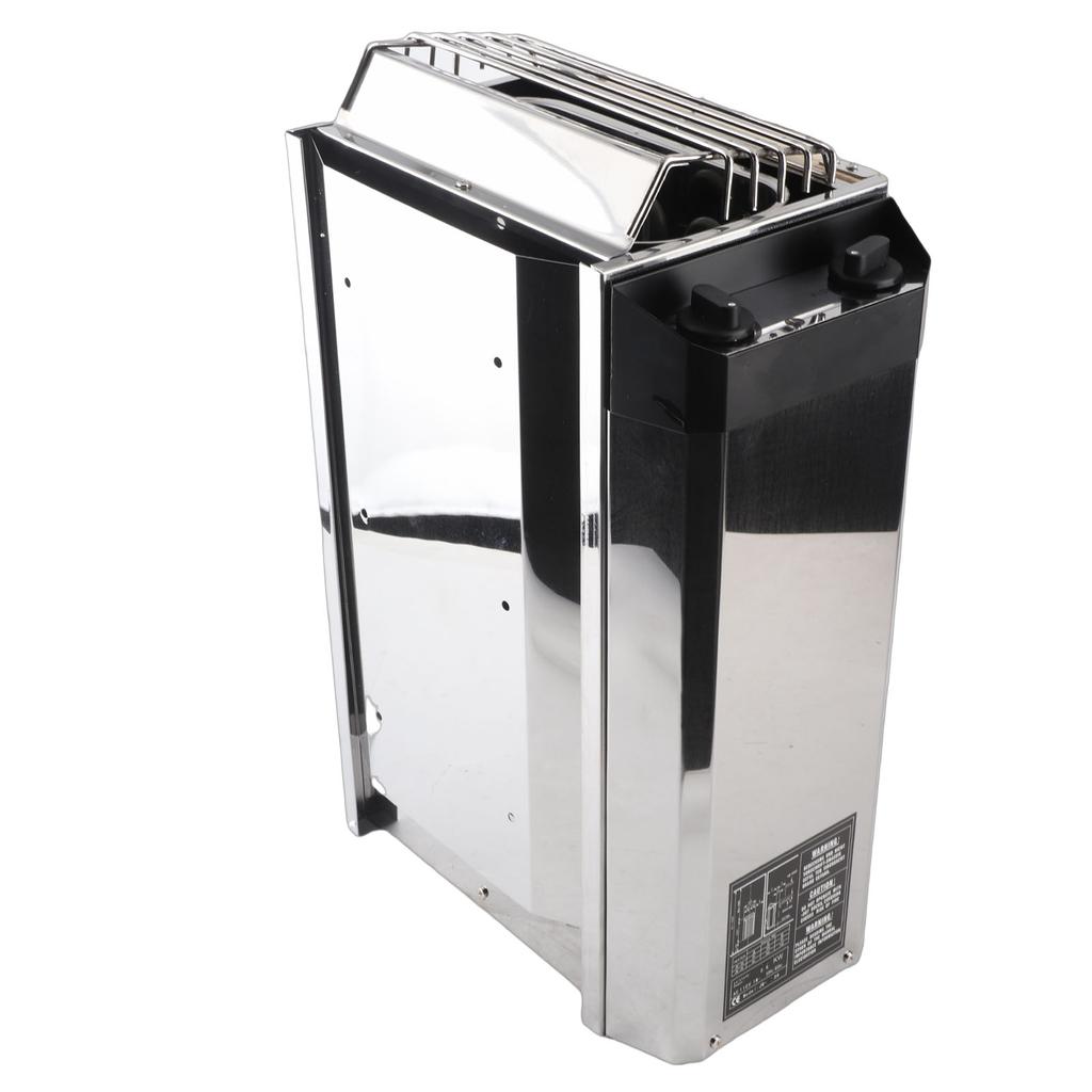 Nerezový saunový ohřívač 3,6 kW, vnitřní ovládání, topidlo pro domácí hotelové parní lázně