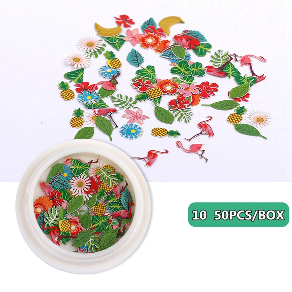 Rose Mixed Slices Daisy Flowers Holographic Nail Art Sequins Nail Paillettes Glitter Flakes