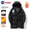 NASA GISS Men's Hooded Mid-length Winter Jacket