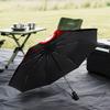 Olympiacos Fc Team Crest Automatic Folding Umbrella - 8-Rib Travel Umbrella with Auto Open/Close & Portable Gifts for holidays or birthdays