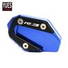 Motorcycle Accessories CNC Aluminum Side Stand Kickstand Extension Enlarger Plate stands For YAMAHA YZF R3 ABS 2015-