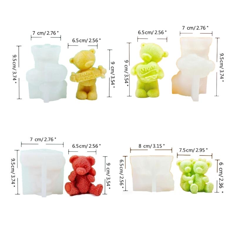 DIY Castings Moulds Cylinders Candle Mould Silicone Craft Pendants 3D Cylinders Candle Molds Candle Decorations Moulds