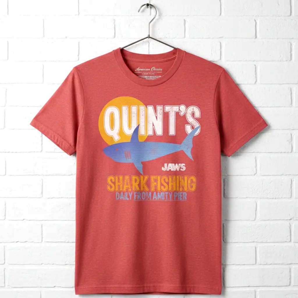 Jaws Quint's Shark Fishing Daily Men's T Shirt