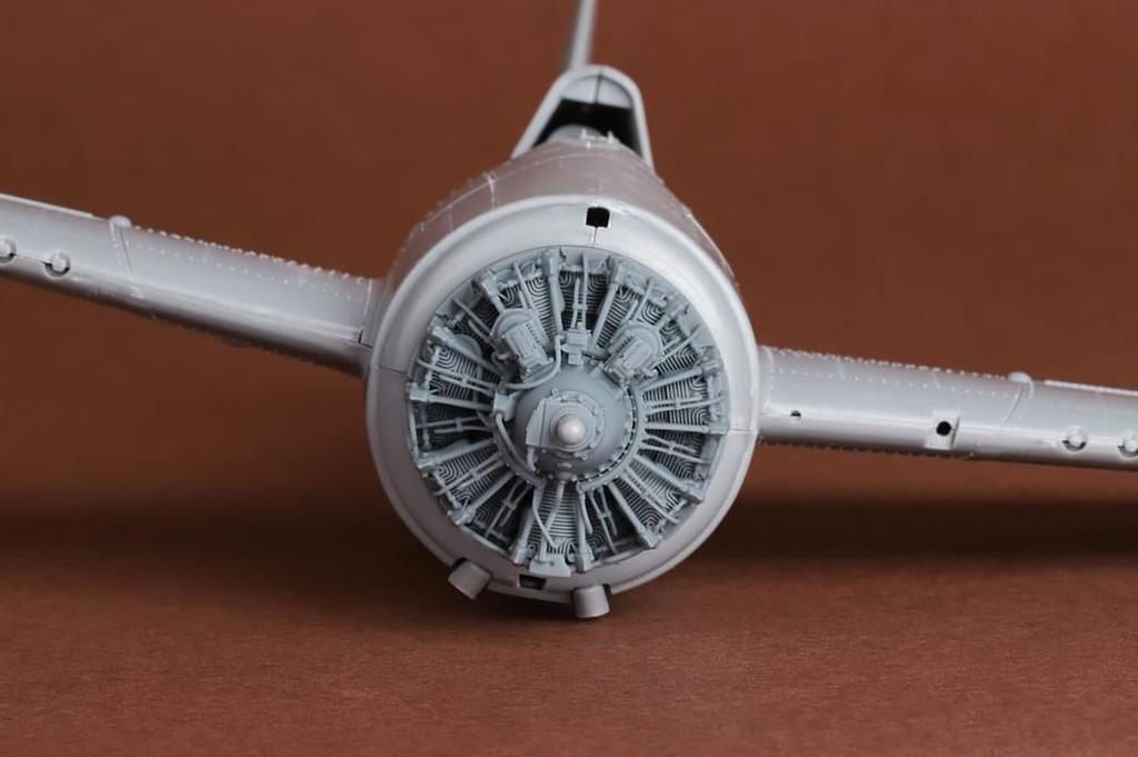 SBS Model Wildcat Engine Plastic Model Parts SBM48098 1/48 F4F-4/FM-1 (for Tamiya) (Airplane)