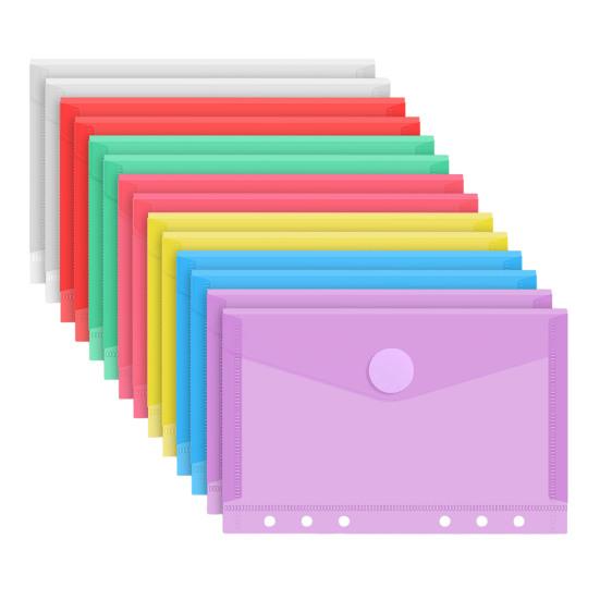 The Curved Flip Cover Features A Fastener Tape That Keeps Papers Firmly in Place