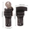 22Mm Key Knob Switch 1No1Nc 2/3 Position Self Locking Select Rotary Power Button Lock Switch Power Conversion Switch 10A On Off