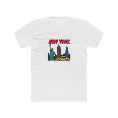Lebendiges New York Pop Art Skyline T-Shirt