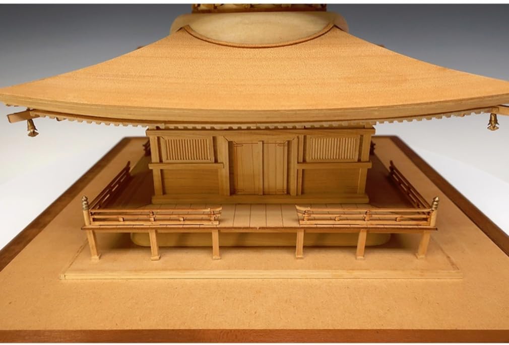 Woody Joe 1/50 Ishiyama-dera Temple Pagoda Wooden Model Assembly Kit (Building)