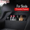 Car Trunk Partition For Skoda Spaceback Rapid Superb Yedi Five Seats 2009-2024 Trunk Storage Board Plate Tail Box Accessories
