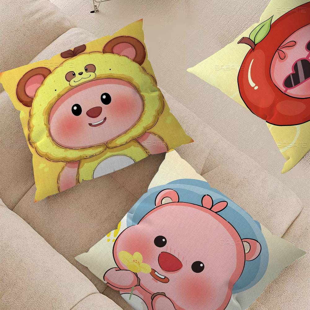 Korea Zanmang LLoopy Cushion Cover Decorative Pillow Sofa Home Decor Case Pillow Cases