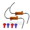 2pcs 50W 6RJ 6Ohm Car LED DRL Fog Turn Singal Load Resistor for Fix LED Bulb works as warning canceller no Fast Hyper Flash