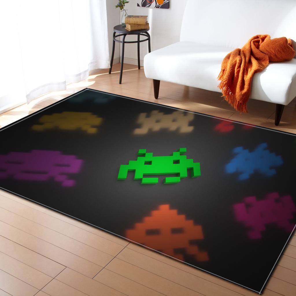 Creative Living Room Carpet Bedroom Dining Room Floor Mat Pattern Size