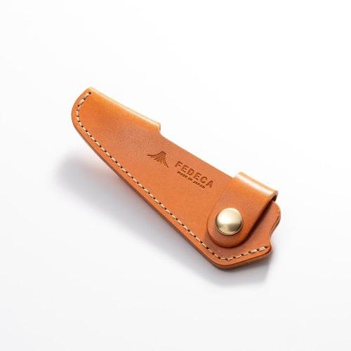 FEDECA 001062 Leather Sheath (Camel) for Children's Knives