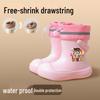 Children's Waterproof Non-Slip Rubber Rain Boots for Boys and Girls - Warm, School-Ready Footwear