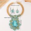 European and American Exaggerated Necklace Earrings Set Banquet Jewelry Necklace