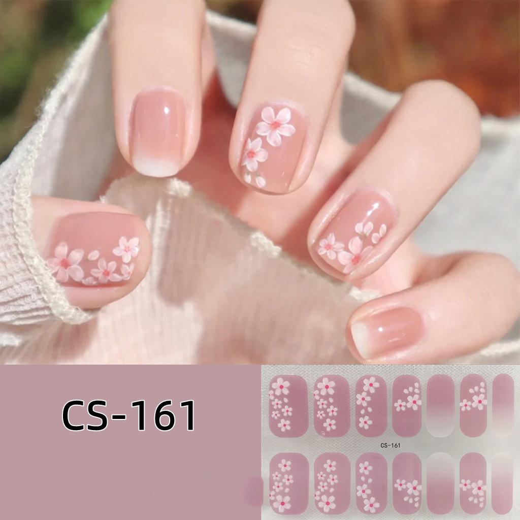 CS voděodolný nepečlivý gelový lak na nehty film vše nalepit japonský a korejský vítr malá červená kniha stejný film na nehty papír film na nehty papír