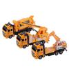 Little King Alloy Toy Pull-Back Excavator - Children's Construction Vehicle Model 