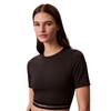 Calvin Klein Moisture Wicking Letter Jacquard Yoga Fitness Short Sleeve T-Shirt Women Tops GWS6K217