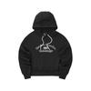 Hooded Letter And Number Fashion Sweatshirt Women Sweatshirt Carbon-Black L324W051-0018