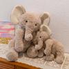 Adorable Grey Elephant Plush Toy Soft Cartoon Animal Stuffed Doll Perfect Gift For Kids